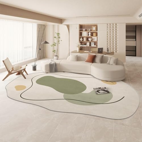 Danussi?毛糸カーペット 床暖房対応 秋 ふわふわ 洗える カーペット 大面積 不規則形状 絨毯 滑り止め 夏 ラグ 暖かい 冬 厚手 防ダニ リビングラグ ラグマット 春 オールシーズン マイクロファイバー ふかふか リビングラグ リビングラグ ラ