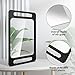 Drop-Proof Hand Mirror with Double Handle, Large Rectangular Hand held Mirror -(16