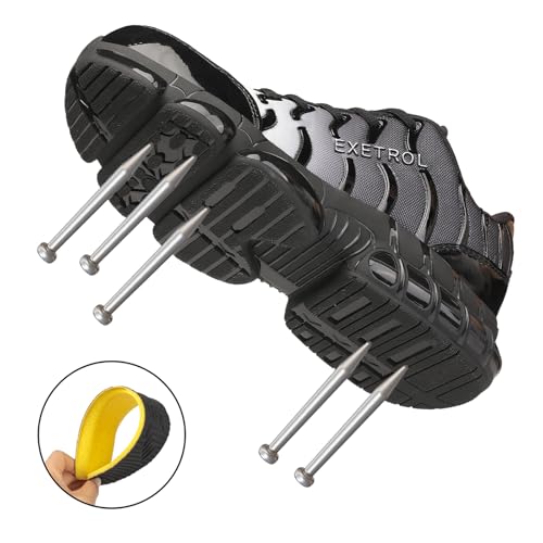 Steel Toe Shoes for Men Women Indestructible Composite Toe Safety Sneakers Wide Non Slip Comfortable Lightweight Air Cushion Work Shoes Zapatos de Trabajo para Mujer Hombres4