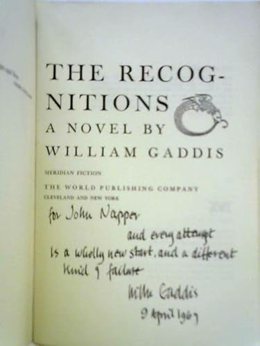 The Recognitions B000U05G86 Book Cover