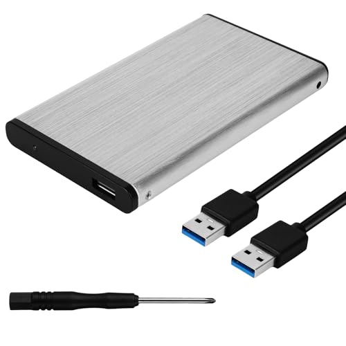 Caja externa para disco duro 2.5" USB 3.0 a SATA III aluminio miniatura 1