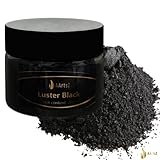 Epoxidharz Farbe Metallic Set (Luster Black/Schwarz 20g), AArtsZ Mica Powder Pulver, Epoxy Resin...