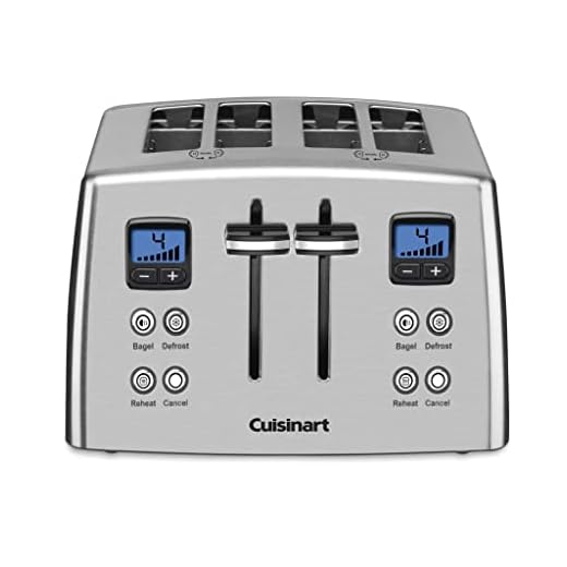 Cuisinart CPT-435P1 4-Slice Countdown Motorized Toaster, Stainless Steel