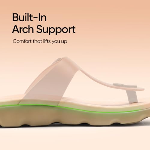 Image of Frido Cloud Comfort Sandal for Women | Lightweight Footwear with Soft PU Bounce-Back Cushioned Footbed | Arch & Heel Support | Anti-Skid Sole, Adjustable Buckle Strap | Home & Outdoor Women's Footwear