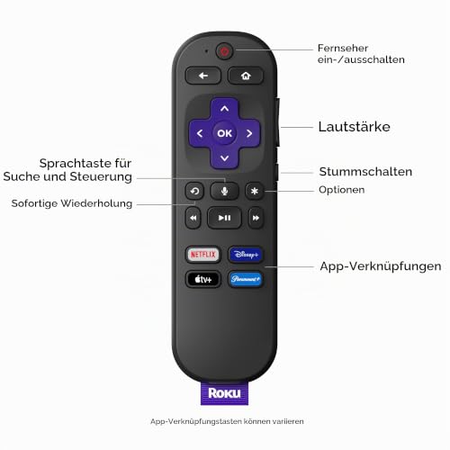Roku Express 4K+ 2021 | Streaming Media Player HD/4K/HDR mit reibungslosem kabellosem Streaming und Roku Voice Remote mit TV-Steuerung… – Ansicht 6