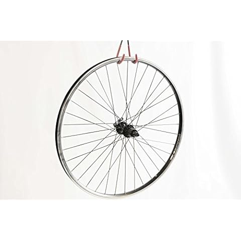 26" MTB SHIMANO FH-RM30 7 SPEED CASSETTE REAR MOUNTAIN BIKE WHEEL BLACK DOUBLE WALL RIM Cover