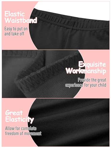 Resinta Toddler and Baby Girls Leggings Pants Full Length Cotton Basic Leggings Multipack Stretchy Soft Tights Pants3