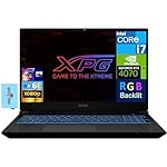 XPG Xenia 15G Gaming Laptop 15.6" 144Hz IPS FHD Display (Intel i7-14700HX, GeForce RTX 4070 8GB, 32GB DDR5 RAM, 1TB PCIe SSD, RGB Backlit KB, WiFi 6E, RJ-45, Win 11 Home) /w DKZ USB Hub