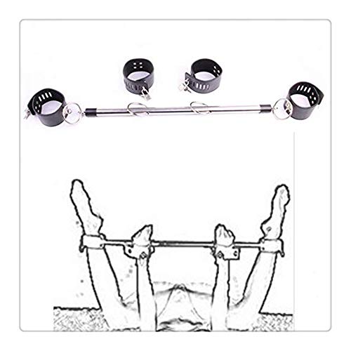 Z-one 1 Tubo di ferro in acciaio inossidabile con attacchi per le gambe in pelle di alta qualit¨¤ Set per lei e per te