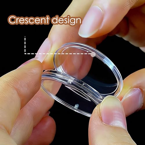 Münzkapseln 40mm,50 Stück Münzkapsel,Silbermünzen Aufbewahrung,Münzkapseln 2 Euro,Münzetui,Münzen Aufbewahrung Box mit (17/20/25/27/30/33/38/40mm) Weicher Schaumstoffringe für Aufbewahrung münzen