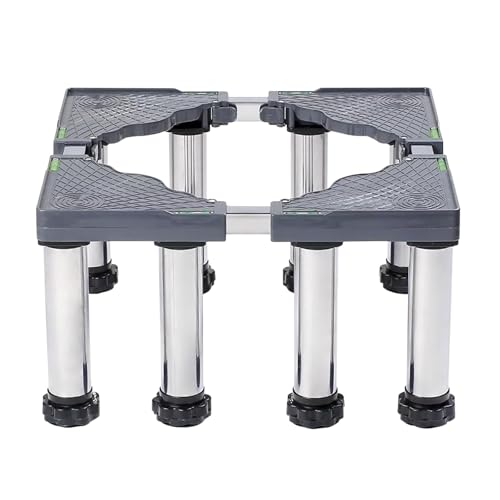 YAOJIA Base Ajustable, Multifuncional for macetas de Exterior, Longitud/Ancho Ajustables de 45 a 70 cm, con 8 Patas Resistentes, for Lavadora, Secadora y refrigerador.(29-32cm)