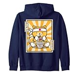 Ramen Kawaii Nouilles Japonaises Chien mangeant Ramen Shiba Inu Sweat à Capuche