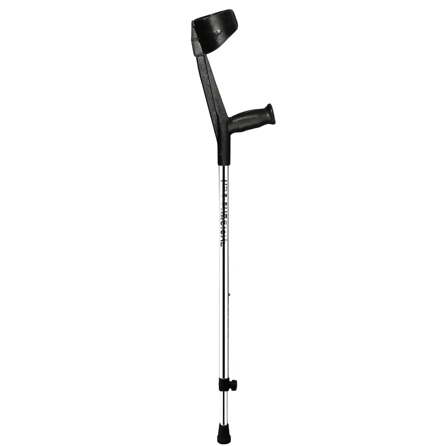 Surgical Iron Elbow Crutch for Men & Women | Height Adjustable Walking Stick for Elderly & Disabled | Lightweight Durable Support Crutch with Comfortable Grip (Black)-picture-37