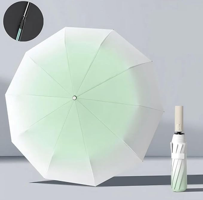 Image of HomeCloud Magic Umbrella Windproof, Sunproof & Rainproof with Sturdy Steel Shaft & Wrist Straps | Secret Blossoms Occur with Water Magic Print | Easy to Hold & Carry | Umbrella for Women, Men & Kids