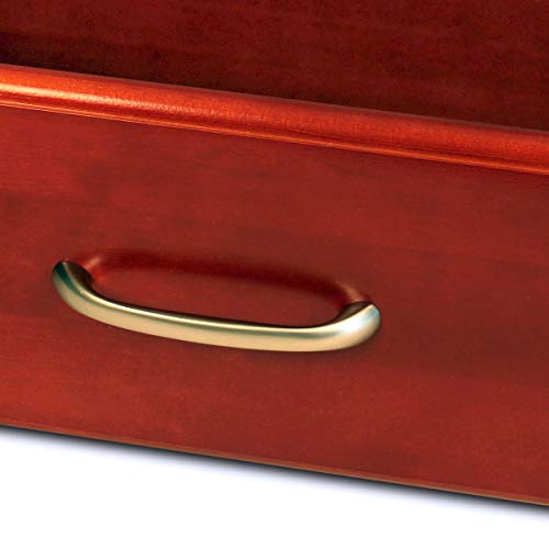 John Louis Home 16In. Deep Deluxe Organizer With 3 Drawers (10In. Deep) - Red Mahogany Finish #TOP4