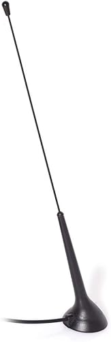 Miniatura 6 de SUPERBAT Antena de coche Universal Car Stereo FM AM Antena de radio con conector de enchufe DIN para vehículo, auto, camión, SUV, radio estéreo