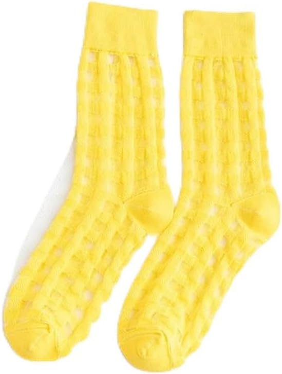 3 Pairs Hollow out Sexy Ladies Transparent Mesh Fish Net Ankle Socks Fashion Women Cool Girls Short(D)
