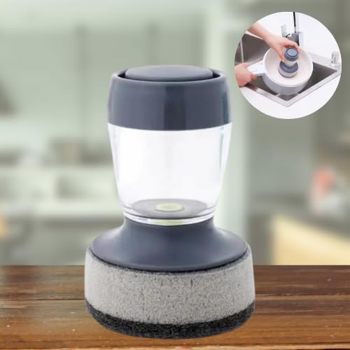 Image of Soap Dispenser - Kitchen Sponge for Plates and Bowls