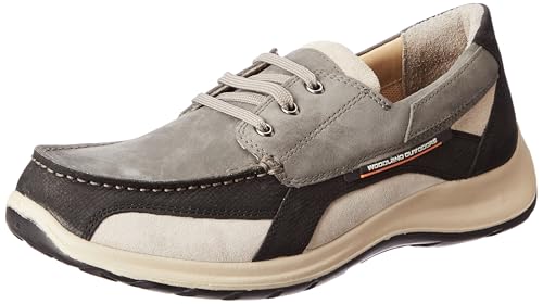 Woodland Mens Grey Nubuk Casual Shoes-10 UK (44EURO) (OGCC 4431122) (B0D79DDZM3) Amazon Price History, Amazon Price Tracker