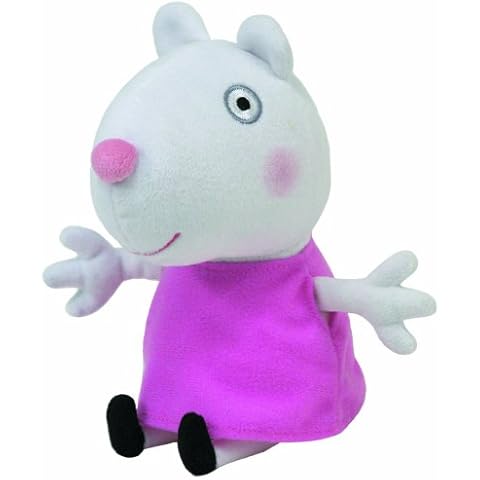 TY 8243 Plush Suzy Sheep-Peppa Pig, Blue and Pink, 6" Cover