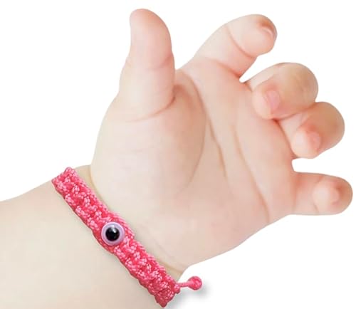 Red Bracelet for Babies, Baby Girl and Baby boy. Protection Amulet for baby. String for Good Luck and The Evil Eye. Infant Bracelet for baby color