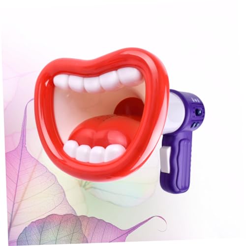 Sosoport 2 Unidades modificadores de voz megafone alto-falante de microfone de mão infantil Brinqued