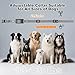 Ecoluminor Wireless Dog Fence, Electric Fence for Dogs with 3 Training Modes, 180 Days Standyby Perimeter Dog Collars with Color Screen Remote, Waterproof & Rechargeable Trainer Collar Outdoor 2 Pack
