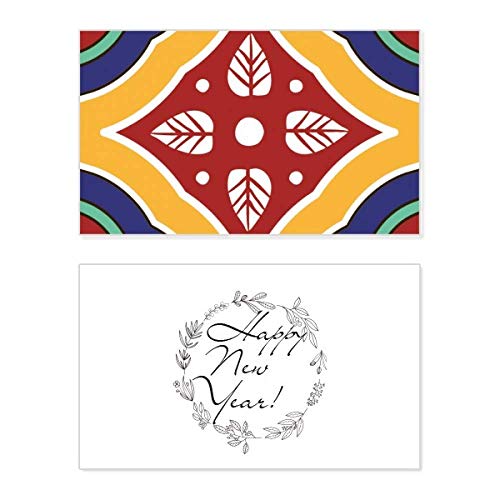 Carte de Nouvel An Talavera : motif décoratif pour embellir vos tables de fête