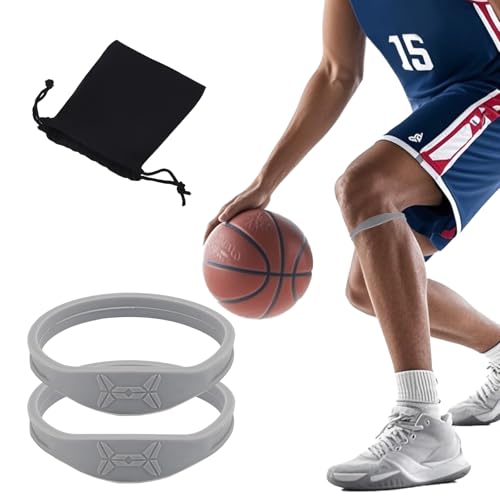 BOXOB 2uds Rodilleras de Silicona para Hombres y Mujeres, Antideslizantes para Deportes Baloncesto Fútbol Voleibol