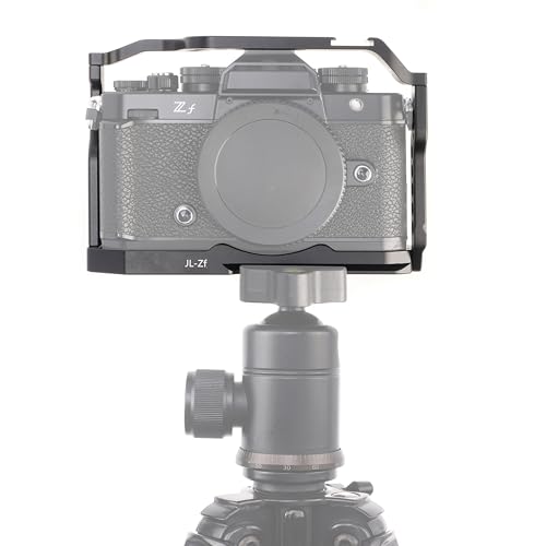 Image of Fotga Zf Camera Cage + Top Handle for Nikon Zf Mirrorless Camera Vlog Video Shooting Film Making with 1 /4 inch-20 3 /8 inch-16 Holes Cold Shoe Mount,Arri Handle Locating Hole,Camera Locating Pin