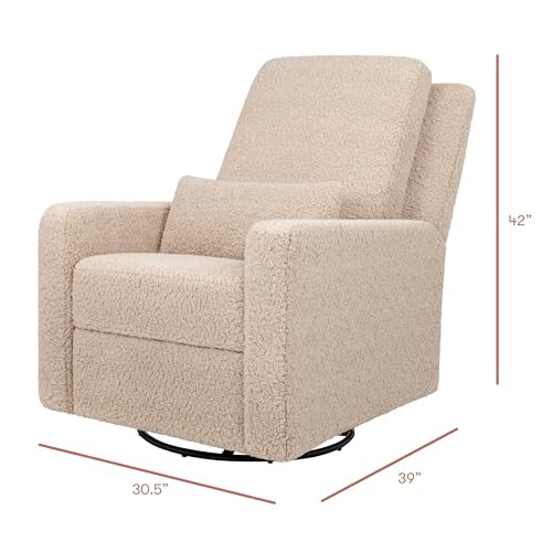 Image of Babyletto Sigi Nursery Recliner /Glider, Manual - Chai Shearling