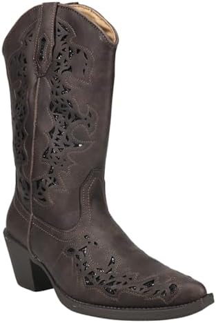 Roper Womens Alisa Boot, Brown, 8 | Image 1