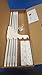 EZ Shelf - DIY Expandable Closet Shelf (NO Hanging Rod) - 40.5” to 73” - White - Easy to Install to 2 Sidewalls -(EZS-SW72)- Wire Closet Shelving Alternative