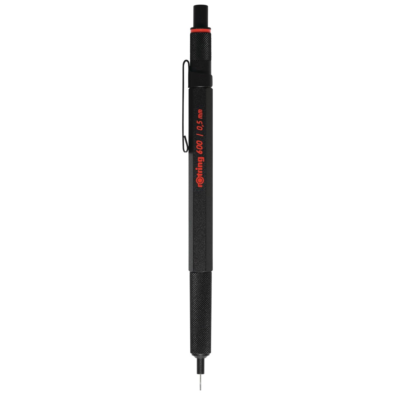 rOtring 600 Druckkugelschreiber & Druckbleistift Set mit Gravur – Premium Metall Schreibset, Personalisiert, mit Etui Geschenk für Büro, Studium & Technik (Schwarz)