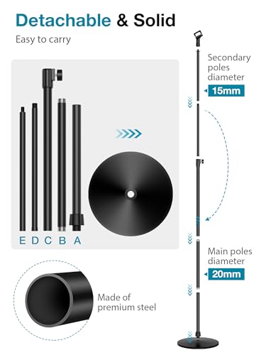 image for InnoGear Mic Stand, Max Height 66.34