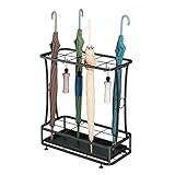 □ la conception amovible: le porte-parapluie peut être détaché pour le stockage et le mouvement facile.Patins réglables aux quatre coins, protection plus stable du plancher