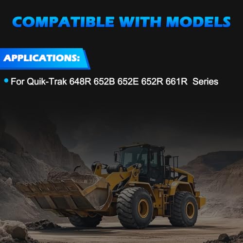 Image of | TCA23173 | Hydraulic Drive Motor | Direct Replacement for Quik-Trak 648R 652B 652E 652R 661R Series | Cast Iron High Torque | 4-Hole Flange |