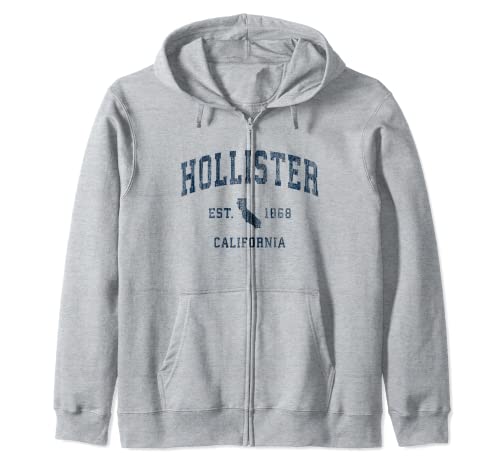Hollister California CA Sportdesign im Vintage-Stil Kapuzenjacke