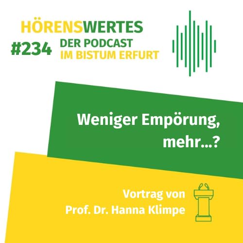 Weniger Emp&ouml;rung, mehr...?