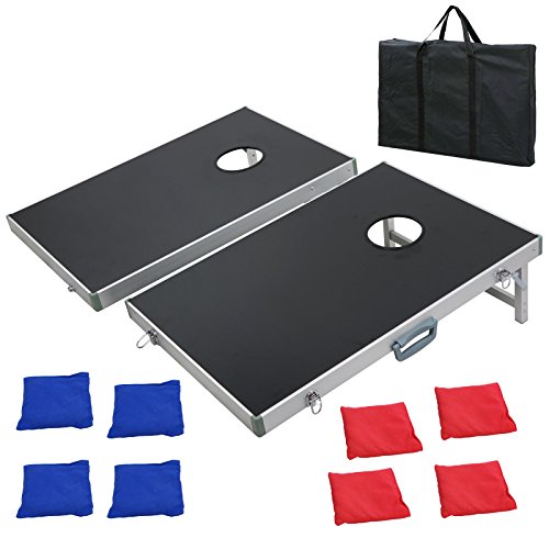 Nova Microdermabrasion 3ft X 2 ft Cornhole Bean Bag Toss Game Set Aluminum