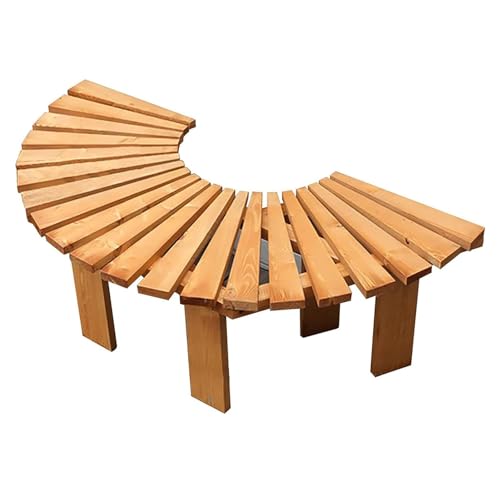Banc d'arbre en bois massif durable pour sublimer les extérieurs humides