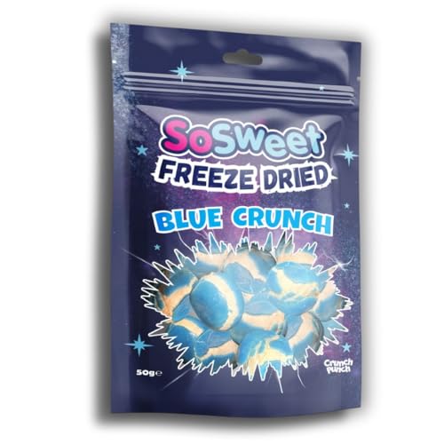 SoSweet Blue Raspberry Sweets Freeze Dried Crunch 50g Pack
