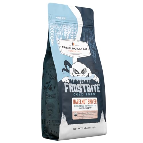 Image of Hazelnut Shiver Organic Cold Brew Whole Bean Coarse Ground by Fresh Roasted Coffee