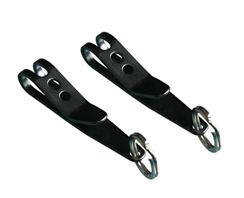 P-7 Kedychain Suspension Clip For Everyday Carry Stainless Steel With Black Diamond Carbon Dlc Nano-Coating - Heavy Duty Low Profile Car Key Holder And Organizer, Key Chain For Men And Women - 2 Pack #TOP14