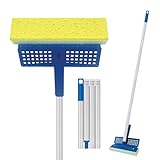 LOLA Squeeze Sponge Mop w/Poly Foam & a Natural Cellulose Layer, Absorbs and...