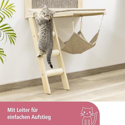 Kerbl Pet Liegebrett Timber, braun, 58x89 cm, Hundebett, Hundeliege, Hundekissen, Holz, Katzen