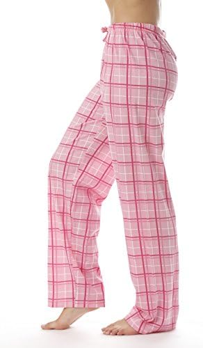 Just Love Women Plaid Pajama Pants Sleepwear 6324-PNK-10281-XL - 1