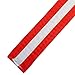 Ace Martial Arts Supply White Stripe Color Belts (Red, 3)