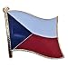 Backwoods Barnaby Czech Republic Flag Pin (0.75" x 0.75")