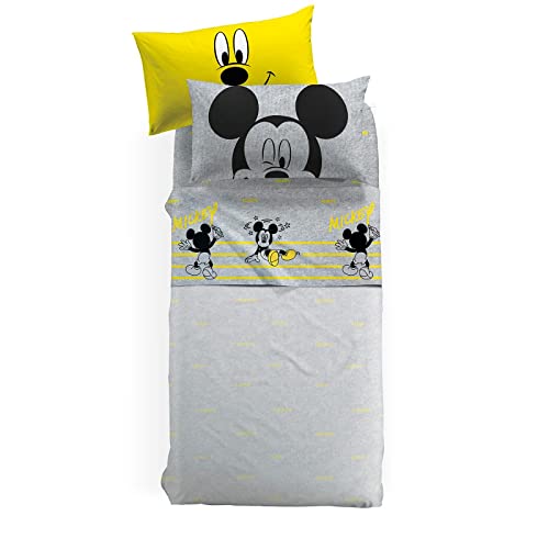 Caleffi Mickey Relax Completo Lenzuola, Cotone